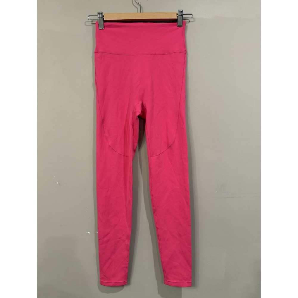 Fanka Beyond Nude Everyday Hot Pink Leggings Soft Stretch Skin Feel Womens Small